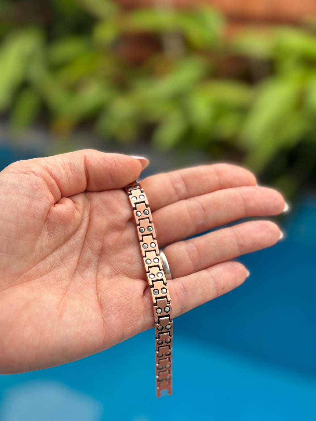Ladies Copper Magnetic Bracelet