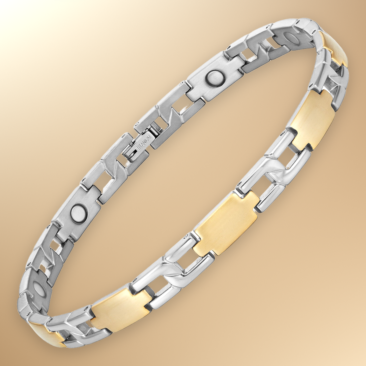Ladies Titanium Magnetic Therapy Anklet