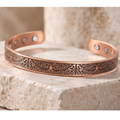 Willis Copper Pure Copper Tree of Life Ladies Bangle Bracelet