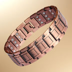 Mens Copper Magnetic Bracelet TRIPLE Powerful