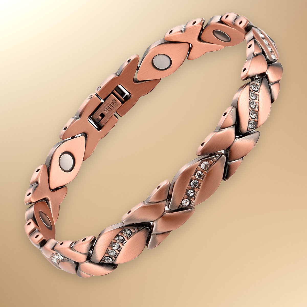 Ladies Copper Magnetic Therapy Bracelet