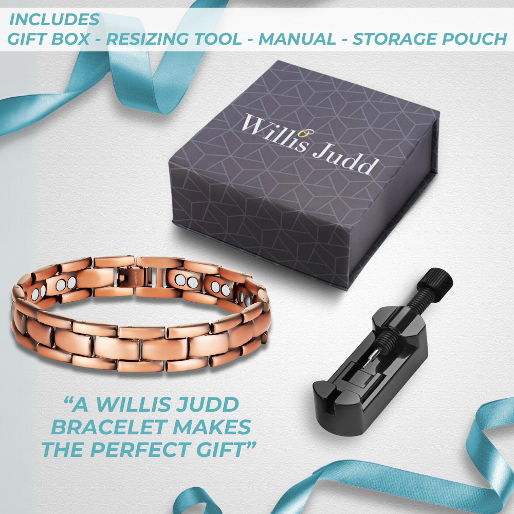 Mens Strong Copper Magnetic Therapy Bracelet