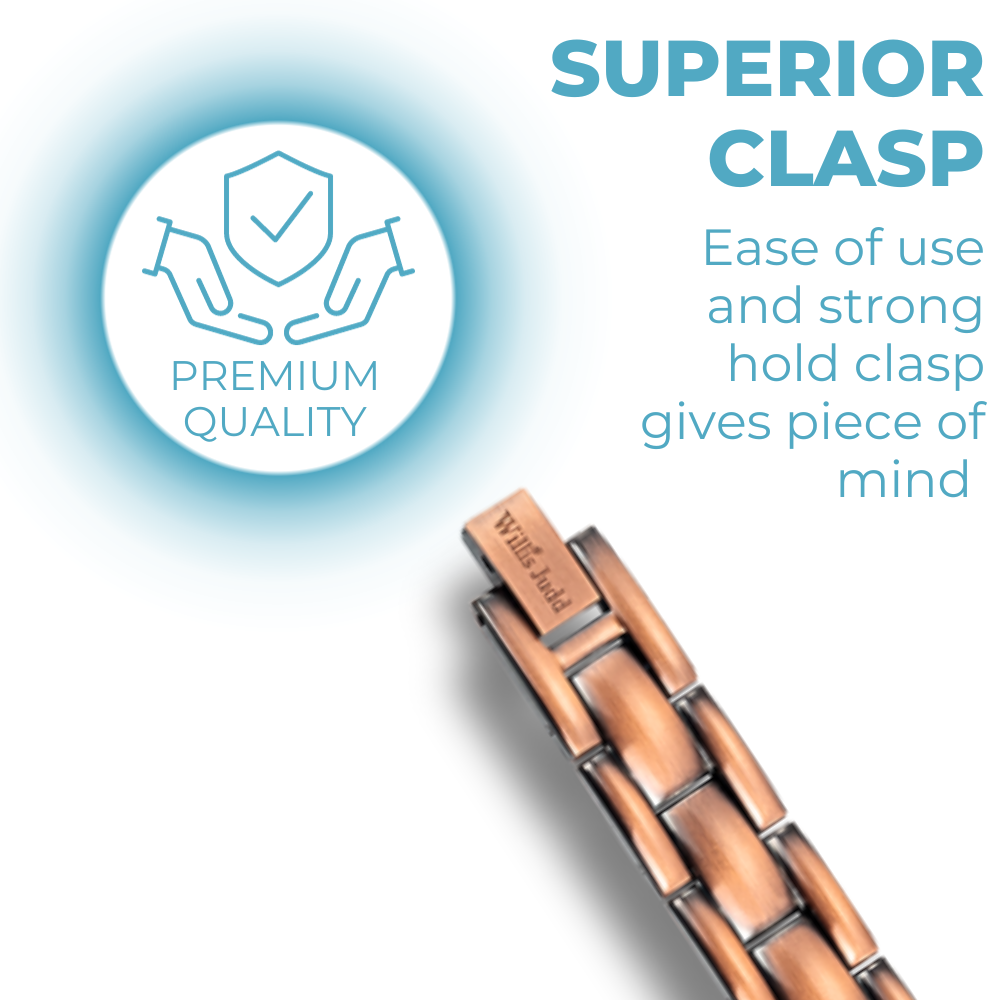 Mens Strong Copper Magnetic Therapy Bracelet