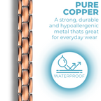 Mens Double Strength Copper Magnetic Therapy Bracelet