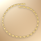 Ladies Magnetic Therapy Necklace- Gold Tone