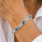 Ladies Magnetic Therapy Bracelet -Silver