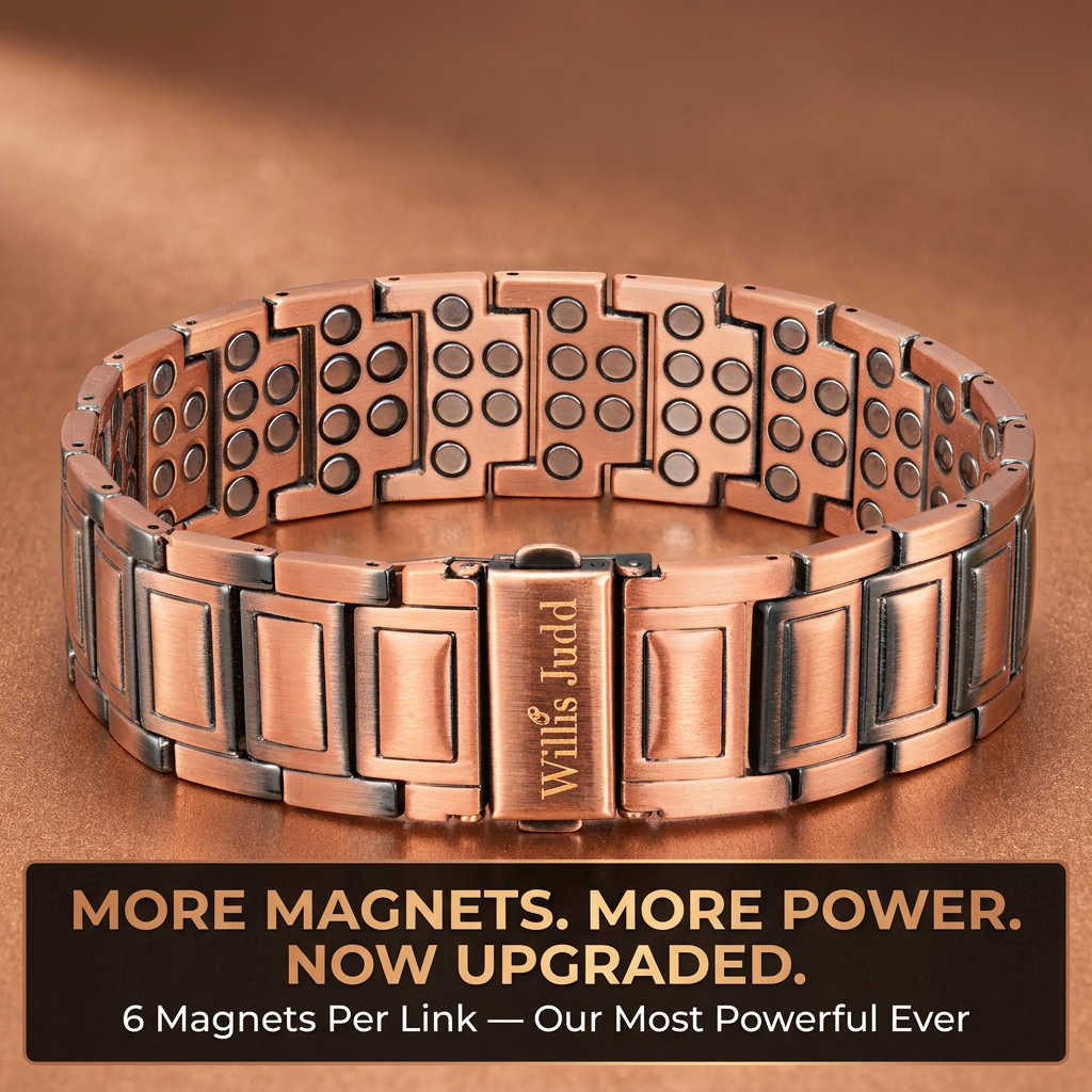 3-Magnet Copper Bracelet Twin Pack