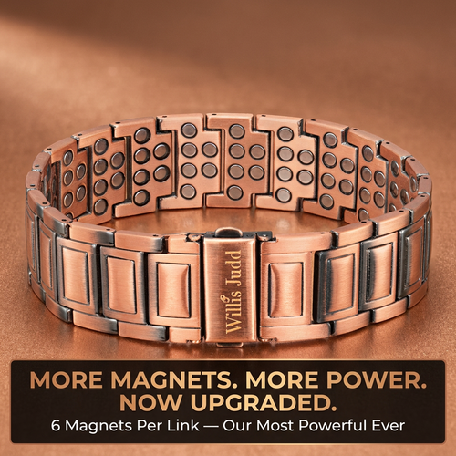 6-Magnet Copper Bracelet & Red Light Therapy Wrap Set