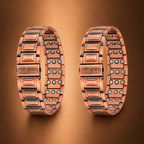 3-Magnet Copper Bracelet Twin Pack