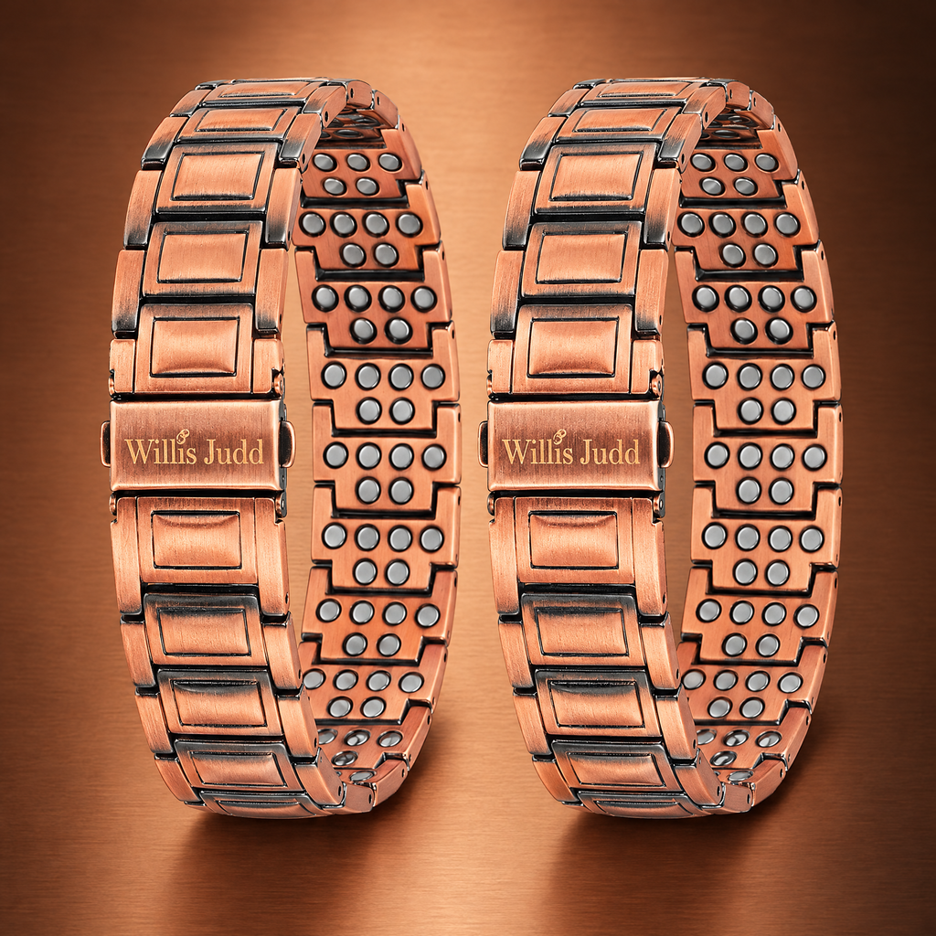 6-Magnet Copper Bracelet Twin Pack